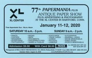 PAPERMANIA PLUS ANTIQUE PAPER SHOW