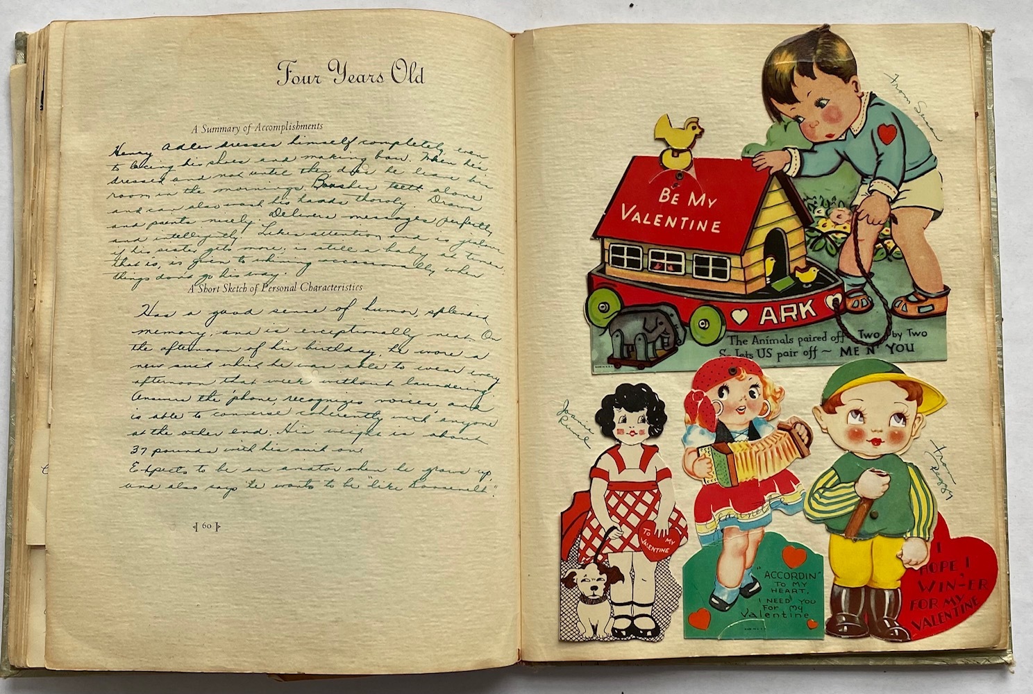 1930 SCRAPBOOK PHOTO ALBUM Of A JEWISH BABY BOOK BIRTH TO AGE 5 ST